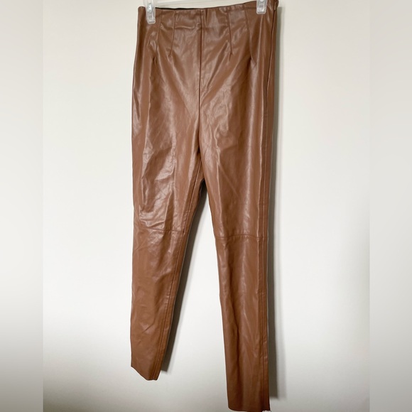 Zara Faux Leather Leggings - Picture 1 of 5